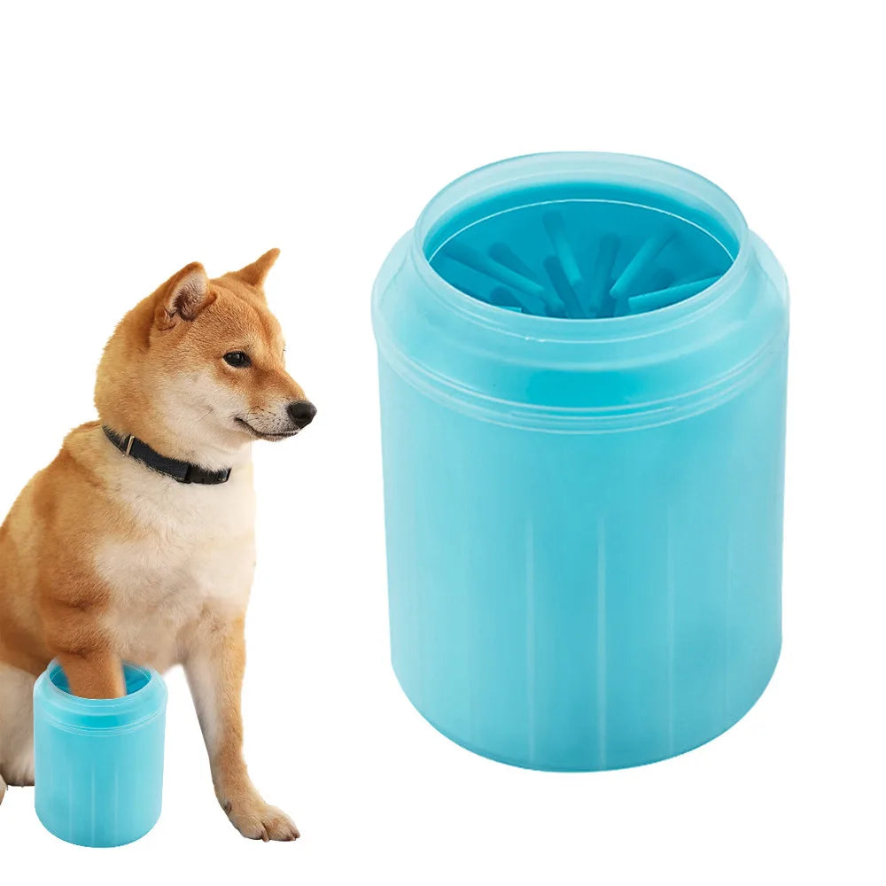 Portable Paw Cleaner Cup — Soft Silicone Bristles (3 Sizes)