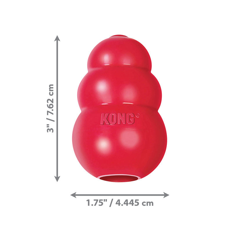 KONG Classic Dog Toy — Red