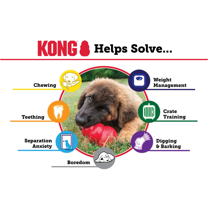 KONG Classic Dog Toy — Red