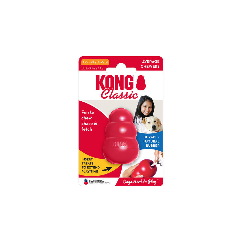 KONG Classic Dog Toy — Red