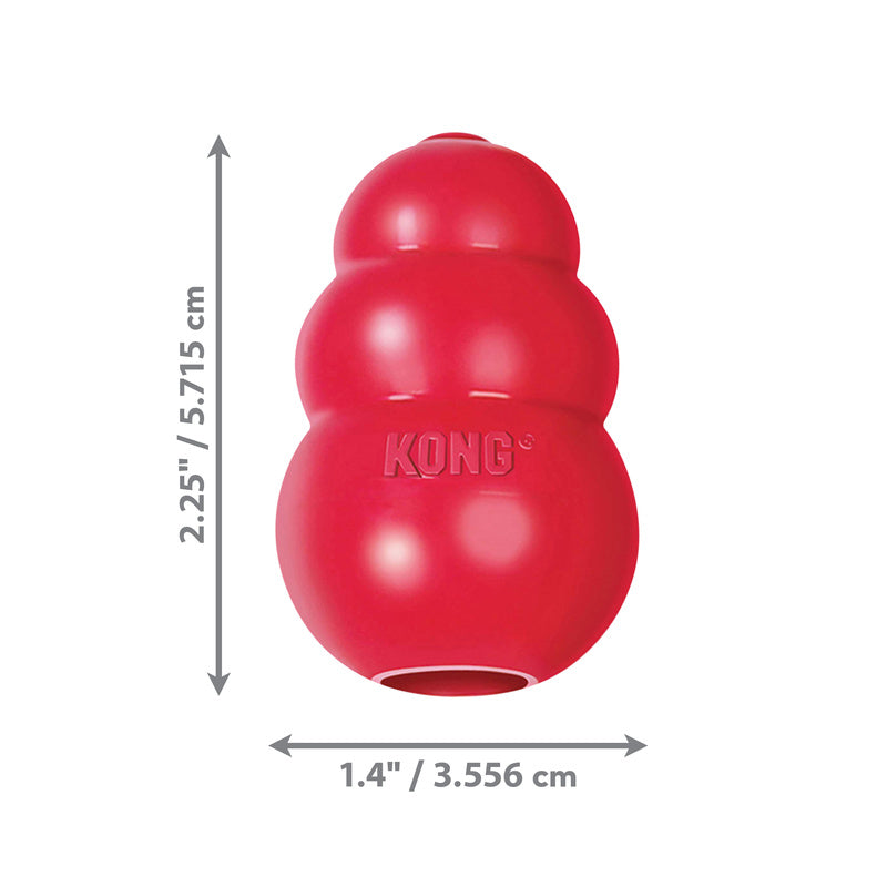 KONG Classic Dog Toy — Red