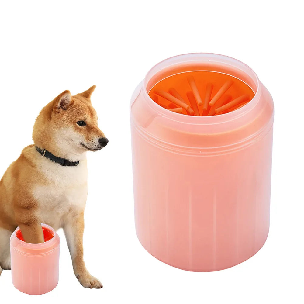 Portable Paw Cleaner Cup — Soft Silicone Bristles (3 Sizes)