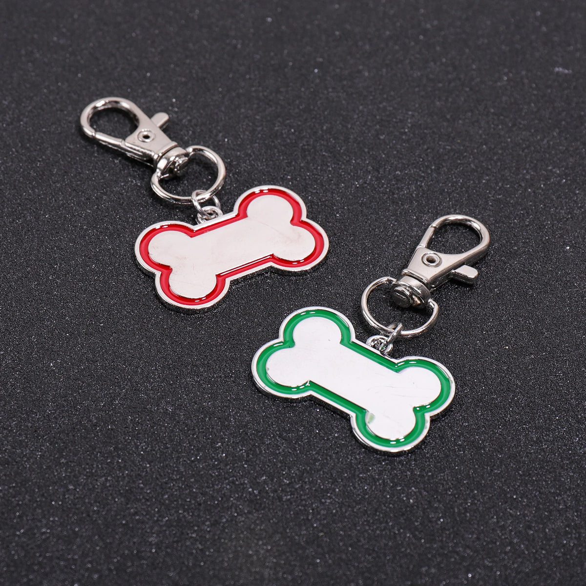 Engraved Bone-Shape Dog Tag — Laser Personalized