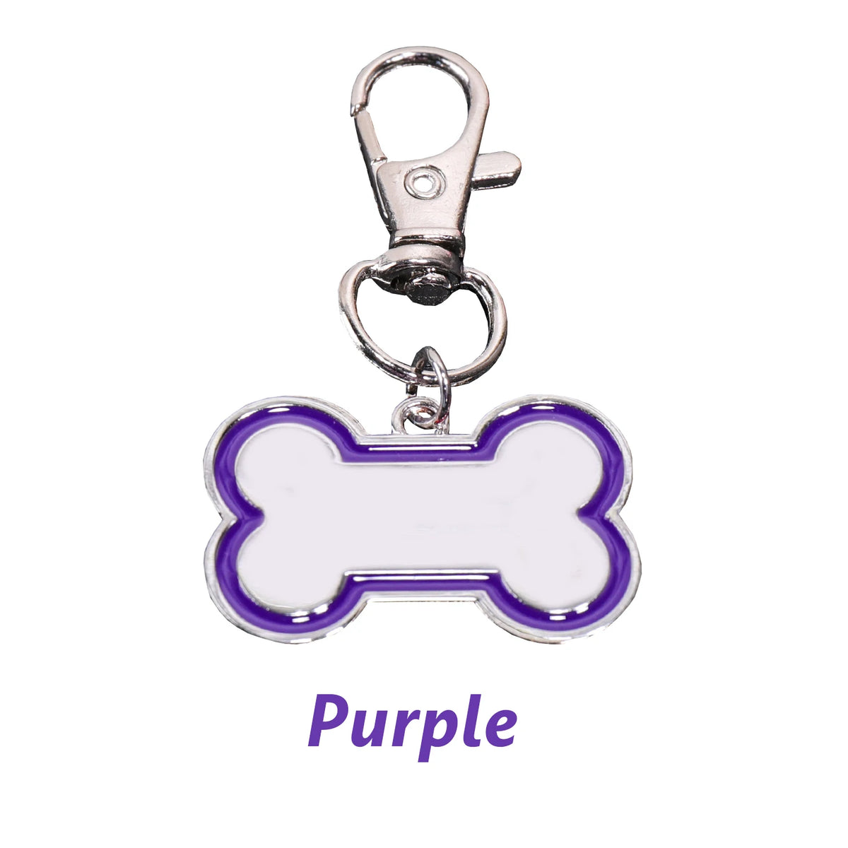 Engraved Bone-Shape Dog Tag — Laser Personalized