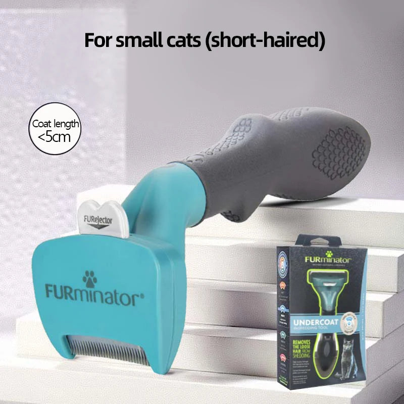 Pro Deshedding Brush for Dogs & Cats — Long or Short Coats