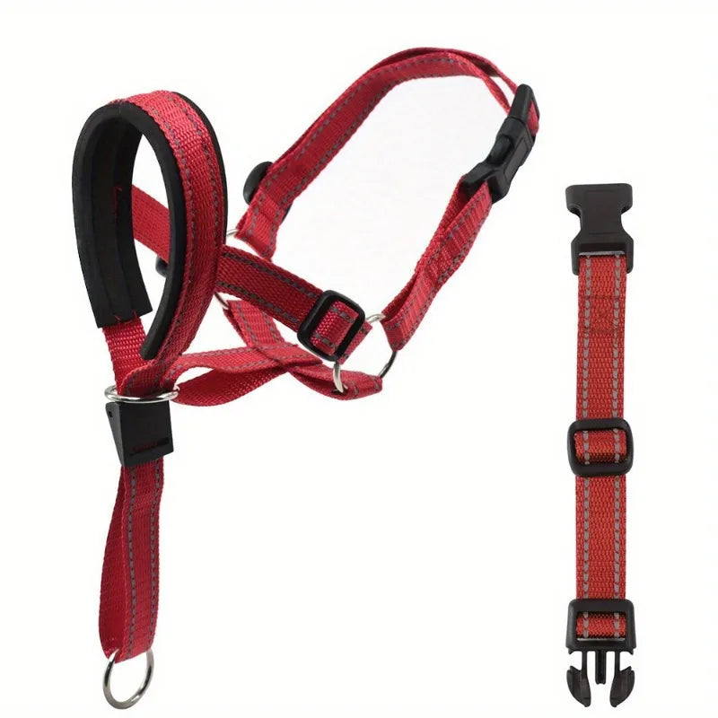 Padded No-Pull Head Halter — Reflective Comfort Fit (S–XL)