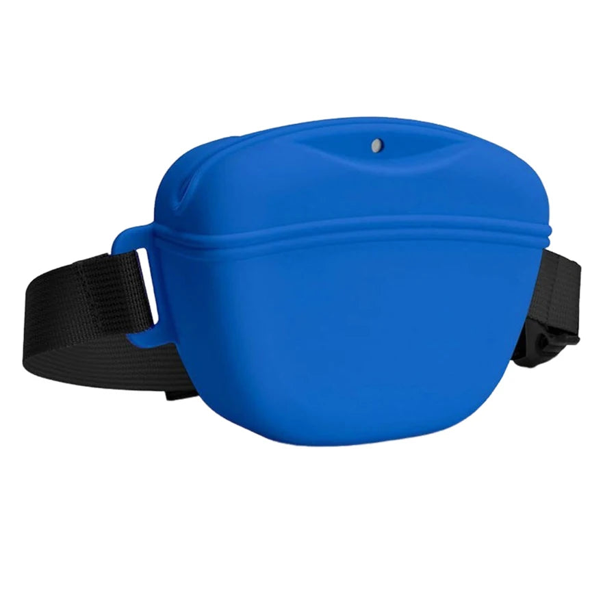 Silicone Treat Pouch — Clip-On Training Bag with Belt