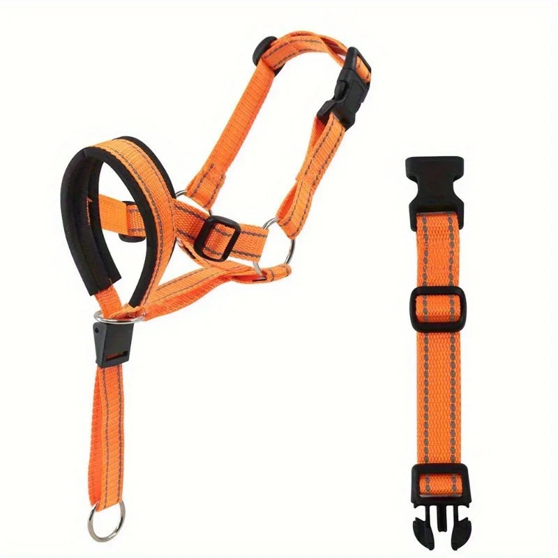 Padded No-Pull Head Halter — Reflective Comfort Fit (S–XL)