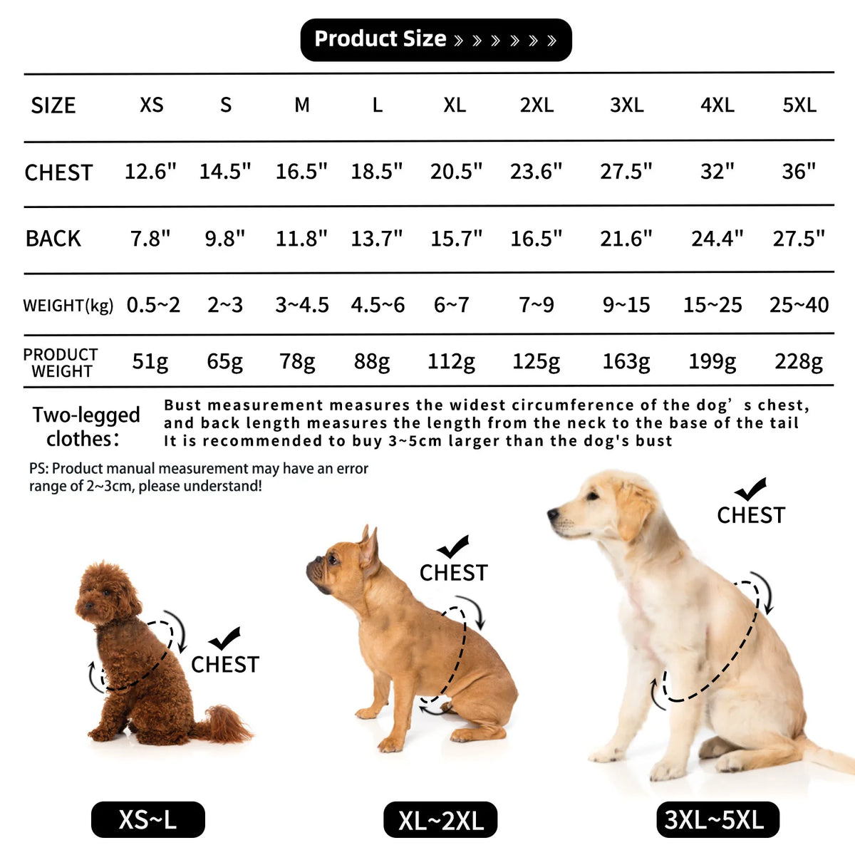 Fleece Dog Hoodie with Zip Pocket — For Big Dogs (XXL–5XL)