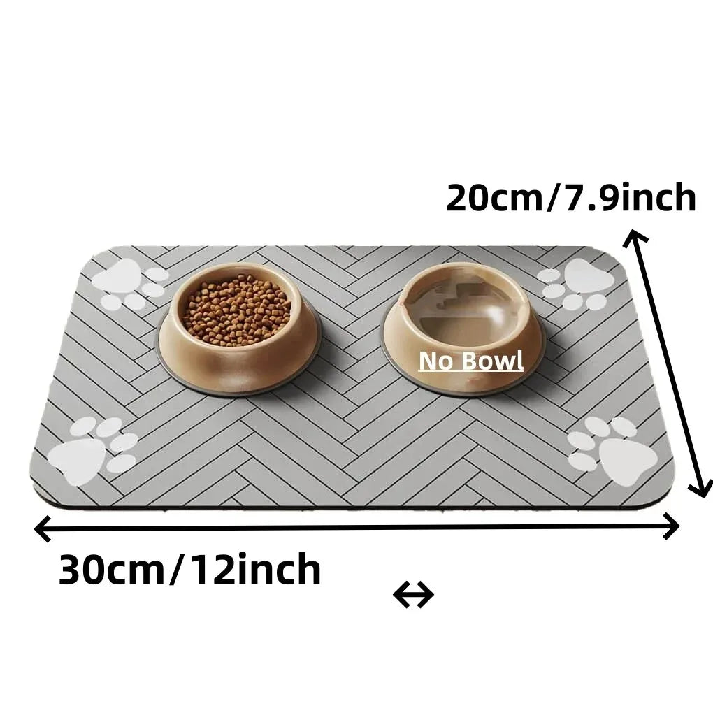 Absorbent Pet Feeding Mat — Waterproof, Non-Slip (3 Sizes)