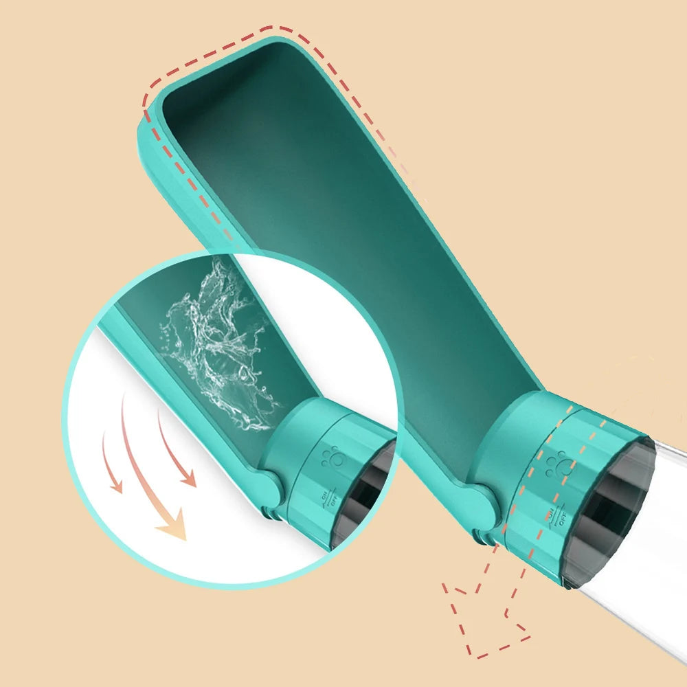 Portable Dog Water Bottle — Leak-Proof Travel Dispenser