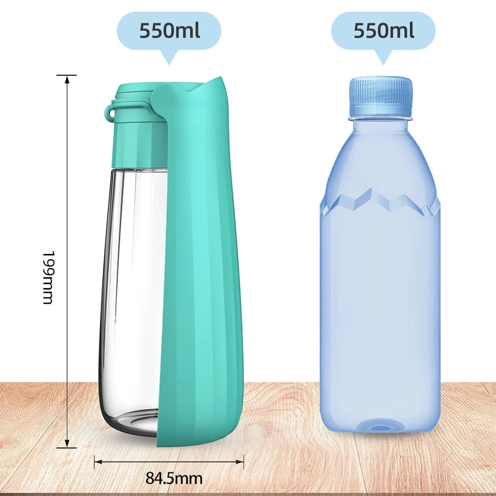 Portable Dog Water Bottle — Leak-Proof Travel Dispenser